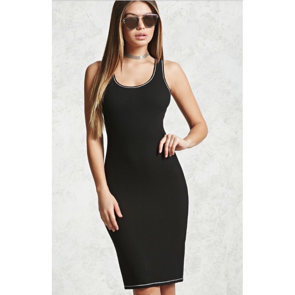 Waffle Knit Bodycon Dress